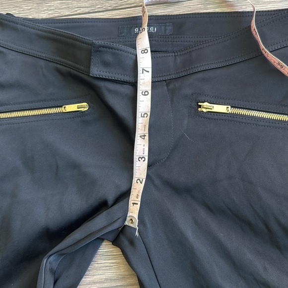 Vintage Gucci Tom Ford era black flare moto pants from 2004 - Picture 12 of 15